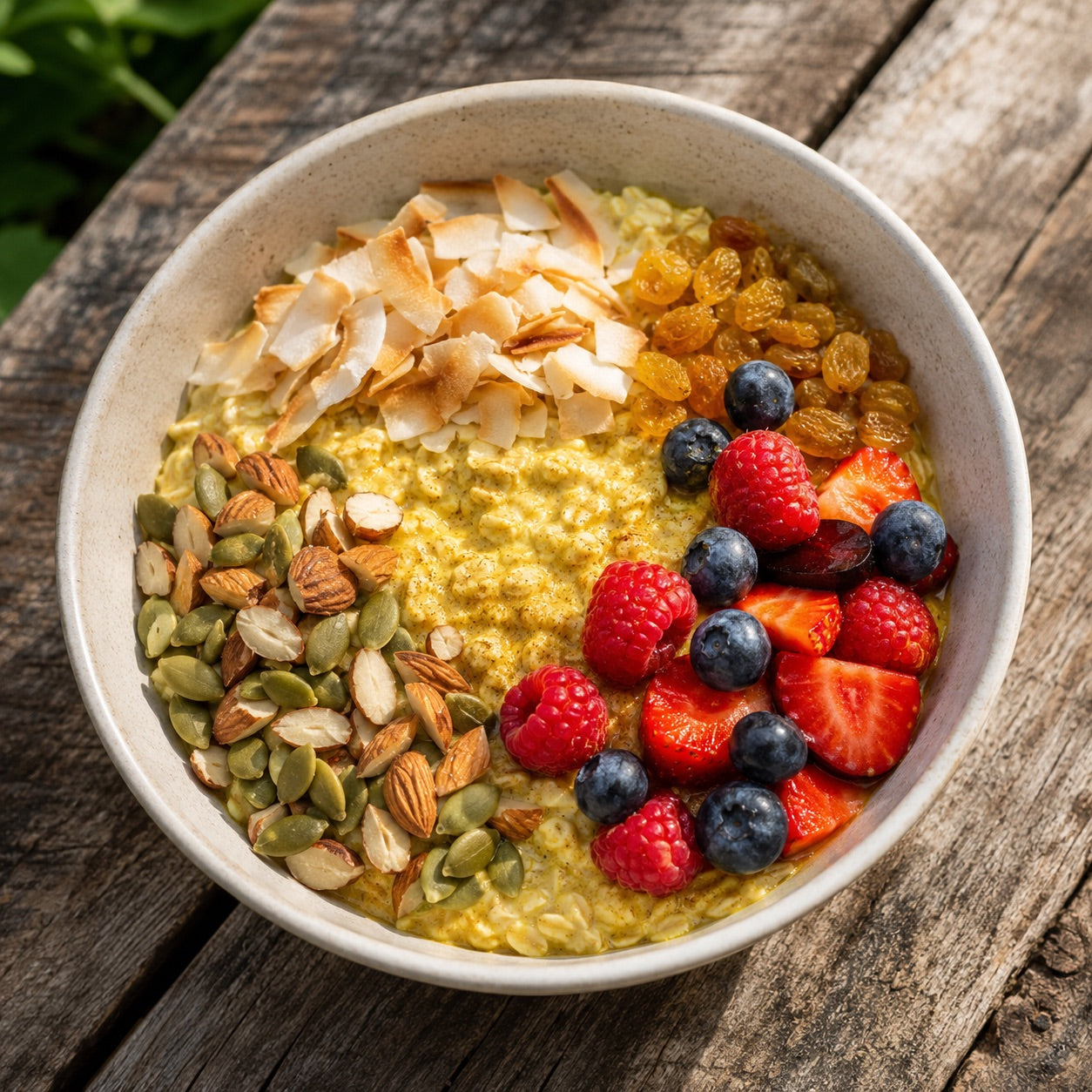 Tumeric Bircher Bowl