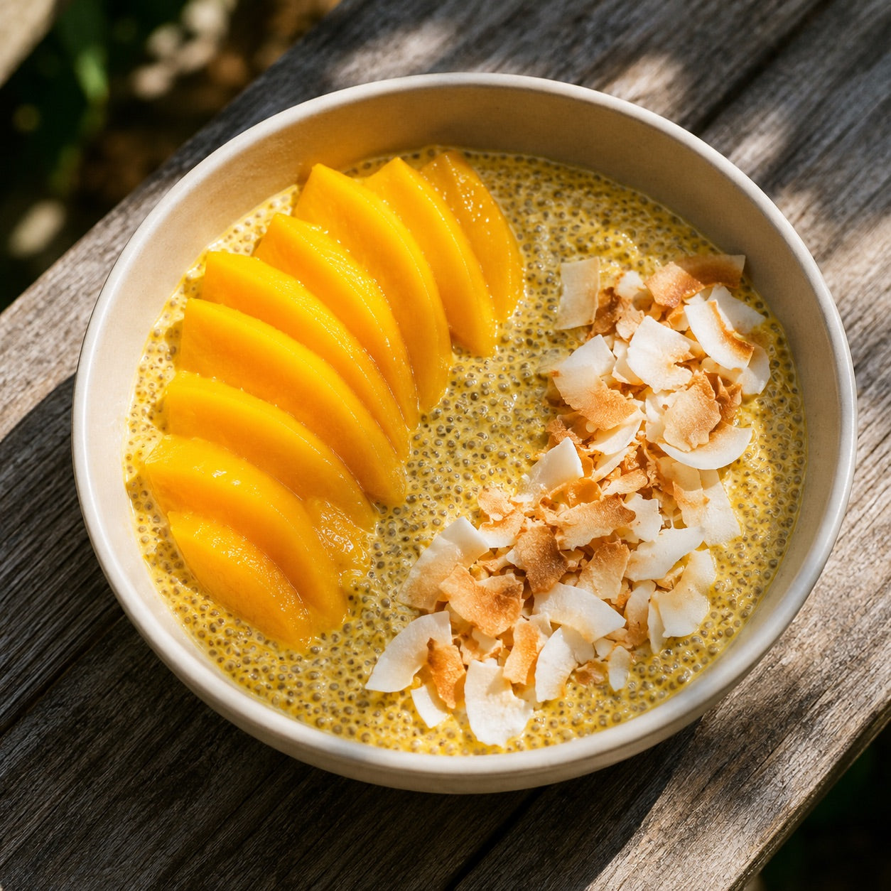 Mango Sticky Rice Chia Pudding